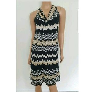 Missoni Dress Black White and Tan - Rare and Vintage